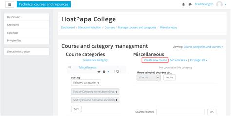 How To Create A New Course In Moodle 3