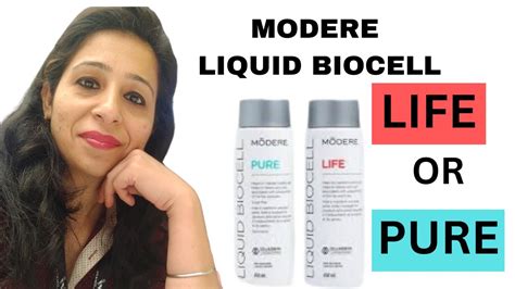 Modere Liquid Biocell Pure Or Life Liquid Collagen Life For Skin Hair