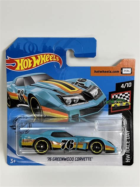 Toy Vehicles Hot Wheels Greenwood Corvette HW Race Day GHG D B Hot Wheels