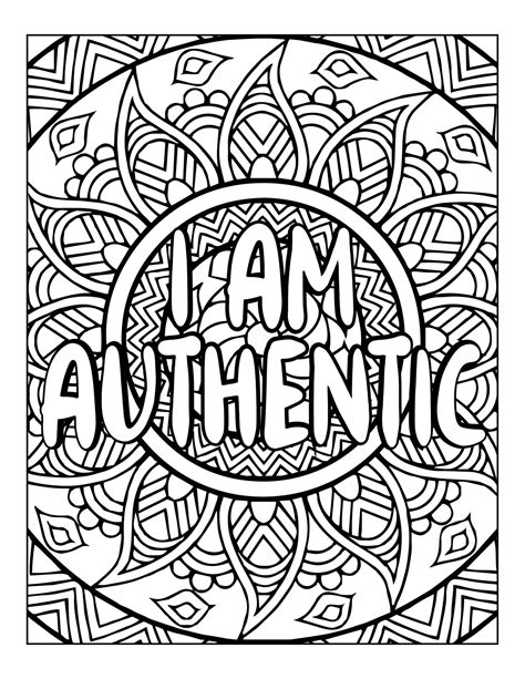 Mandala Coloring And Affirmation Book For Meditation And Happiness