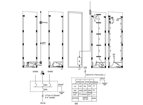 Commercial Shop Electrical Layout Plan Free Dwg File Cadbull