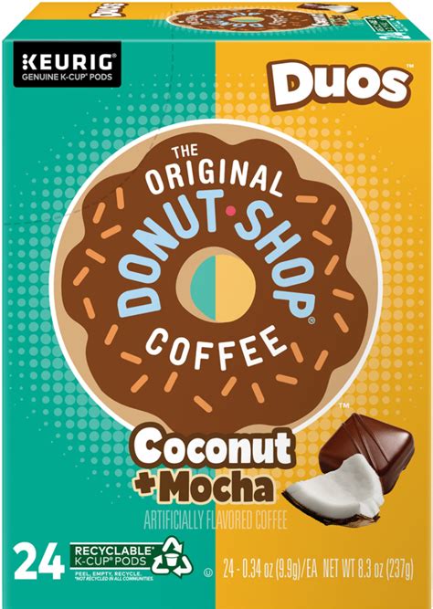 The Original Donut Shop Duos Coconut Mocha K Cup Pods 24 Count