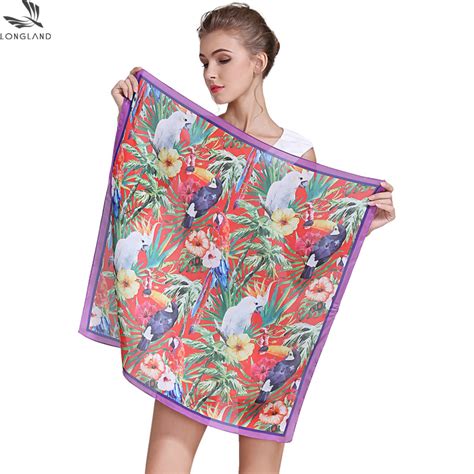 Custom Digital Printed Bandana Scarf In Silk Scarf Manufacturer