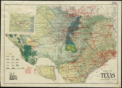 Map Of Texas Oil Fields - New York Map Poster