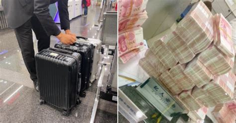 A Chinese Millionaire Withdraws 780000 And Bank Staff Count Cash By Hand