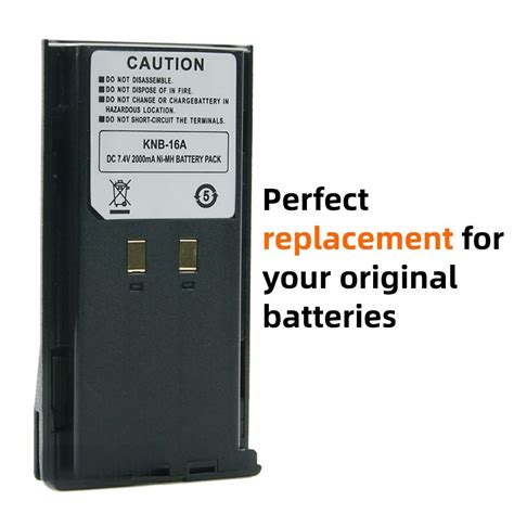 High Capacity Rechargeable Mah Knb A Battery For Kenwood Tk