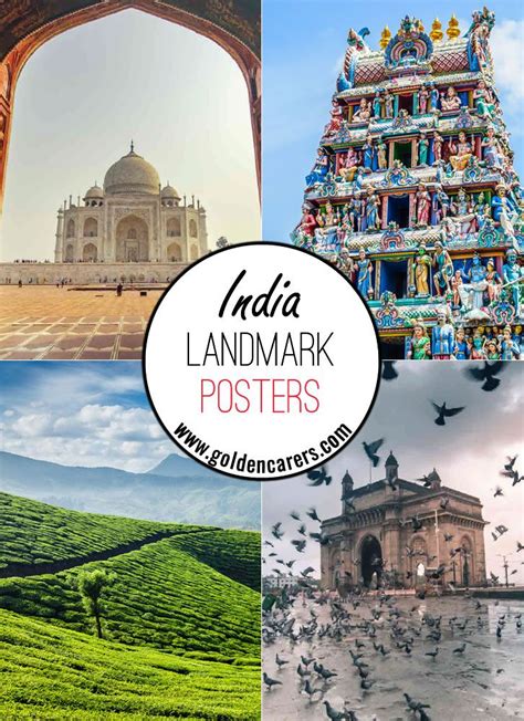 India Landmark Posters In 2021 Landmark Poster Monument In India