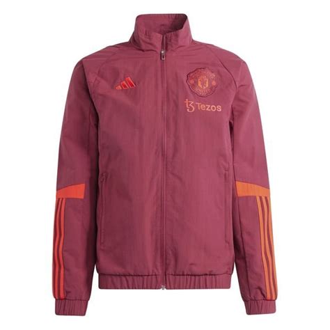 Manchester United Veste D Entra Nement Presentation Tiro Eu Rouge