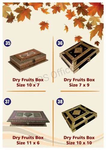 Wooden Decorative Dry Fruit Box Box Capacity In Gms Gms At Rs