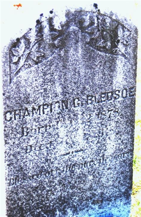 Champion Goodman Bledsoe Find A Grave Memorial