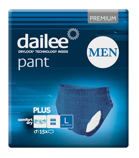 DAILEE PANT MEN Premium Plus Blue L inkontinenční navlékací kalhotky 15