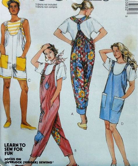 Romper Overalls And Jumpsuit Sewing Pattern Uncut Mccalls Etsy