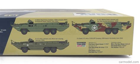 Italeri It Scale Gmc Dukw Truck Anfibio Military