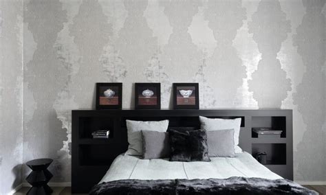 Elitis Mille Millions Le Grand Mogol Modern Metallic Vinyl Wallpaper