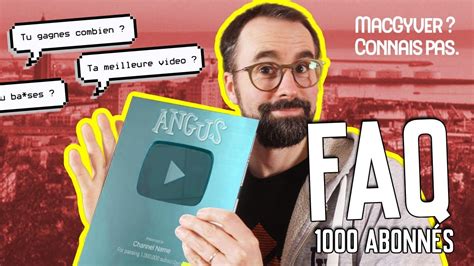 Je réponds à vos questions ABSURDES La FAQ des 1000 abonnés YouTube