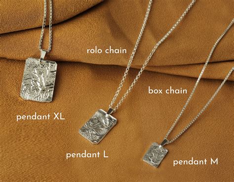 Silver Mens Necklace Pendant Mens Silver Necklace for Men - Etsy