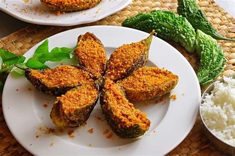 Stuffed Bitter Gourd Curry Stuffed Karela Gutti Kakarakaya How To