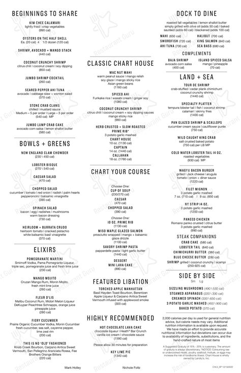 chart house menu jacksonville florida 14