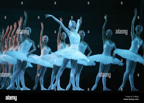 The Bolshoi Ballet - Swan Lake general rehearsal Stock Photo - Alamy