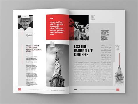 Shift - Magazine Template in 2023 | Magazine layout, Book design layout ...