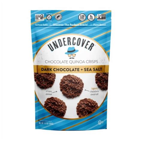 Undercover Dark Chococale Sea Salt Quinoa Crisps 3 Oz Frys Food