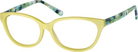 Yellow Cat Eye Glasses 111222 Zenni Optical