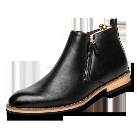Sepatu Bot Pria Sepatu Bot Semata Kaki Formal Kantor Bisnis Klasik Fashion Kulit Asli Sepatu