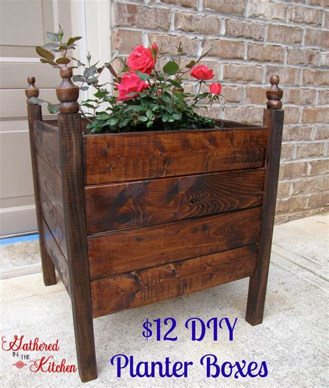 $12 DIY Planter Boxes