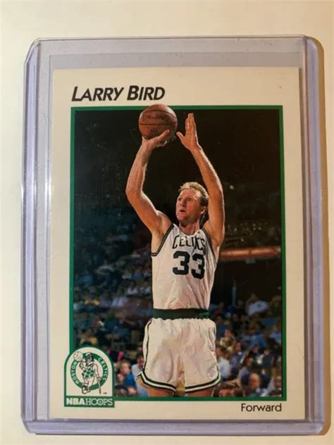 1991 LARRY BIRD Boston Celtics NBA Hoops Card 2 HOF EUR 1 10 PicClick FR