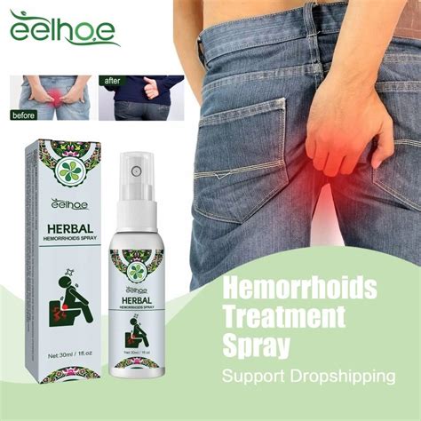 Hemorrhoids Treatment Liquid Anal Fissure Therapy Piles Bleeding Swelling Relief Anus