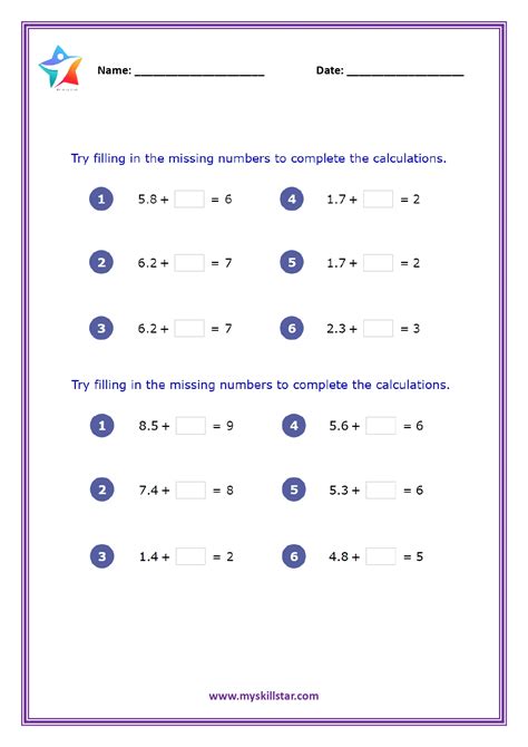 Math Worksheets for Grade 4 | My Skill Star