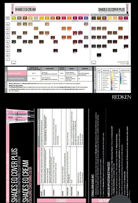 Redken Color Charts Redken Color Chart Redken Color Redken