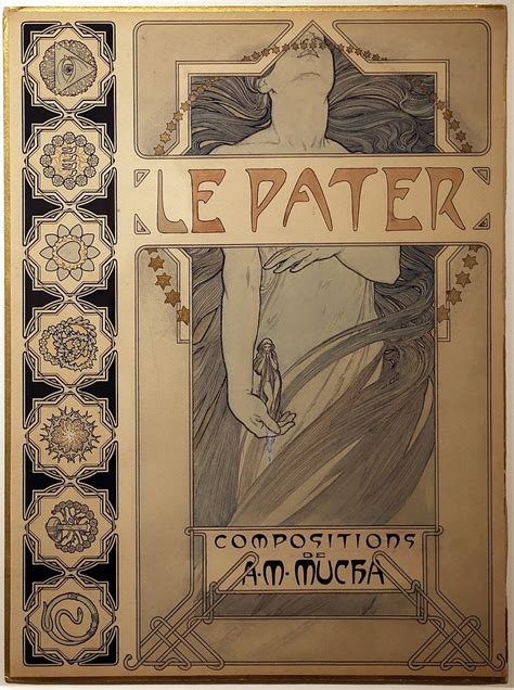 Alfons Mucha Le Pater Disegno Definitivo Per Litografia