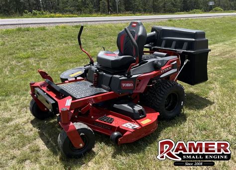 Toro 60″ TITAN® MyRIDE® Zero Turn Mower – 76614 – Package with Bagger ...