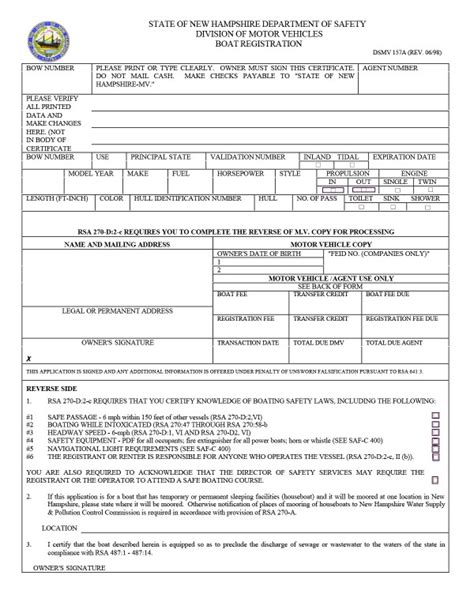 New Hampshire Bill Of Sale Form Templates Free Samples Pandadoc