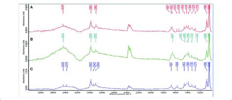 Fourier Transformed Infrared Ftir Spectrum Of The Exopolysaccharide