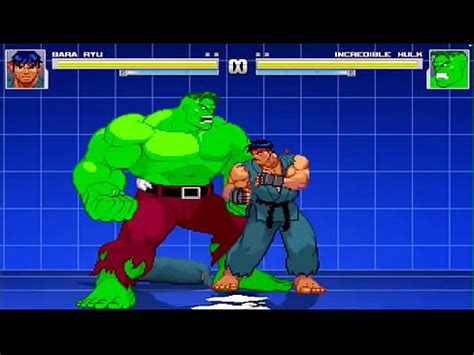MUGEN Ryu Fucks Hulk And Red Hulk XVIDEOS