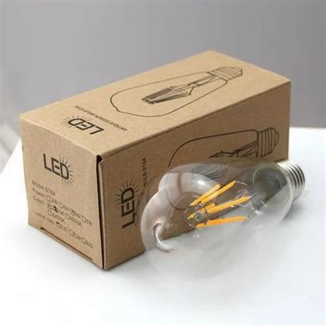 Kraft Paper Led Bulb Box For Led Bulb Packaging At ₹ 35piece In Noida