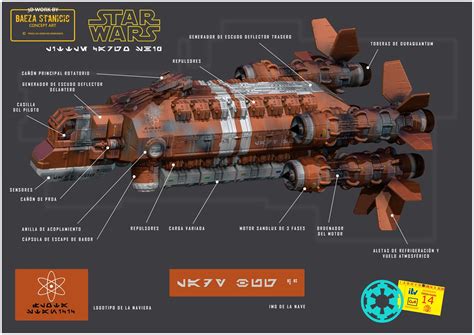 Little Cargo Ship Brendan Baeza Stanicic Star Wars Ships Star Wars