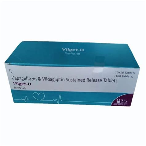 Dapagliflozin Vildagliptin Sustained Release Tablets Mg Packaging