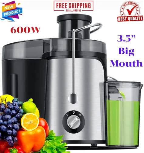 Extractor De Jugos Para Frutas Y Vegetales Acero Inoxidable Exprimidor