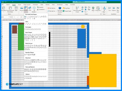 How To Draw A Floor Plan In Excel Viewfloor Co