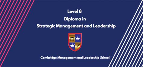 Level Diploma In Strategic Management And Leadership Monthly Plan