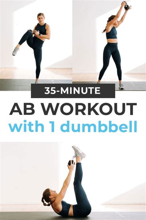 Cardio and Ab Workout with Weights (Video) | Nourish Move Love