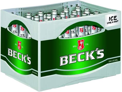 BECK S Ice Lime Mint Flaschenbier MEHRWEG Im Kasten