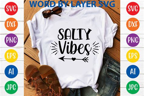 Salty Vibes Svg Cut File By Ismetarabd Thehungryjpeg