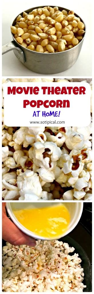 how to make theater popcorn at home