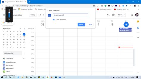 How To Add Google Calendar To Windows 10 Taskbar