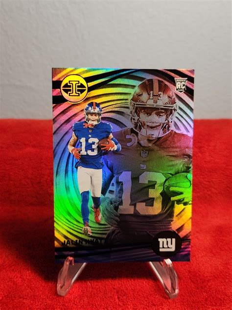 2023 Panini Illusions Football RC 82 Jalin Hyatt New York Giants