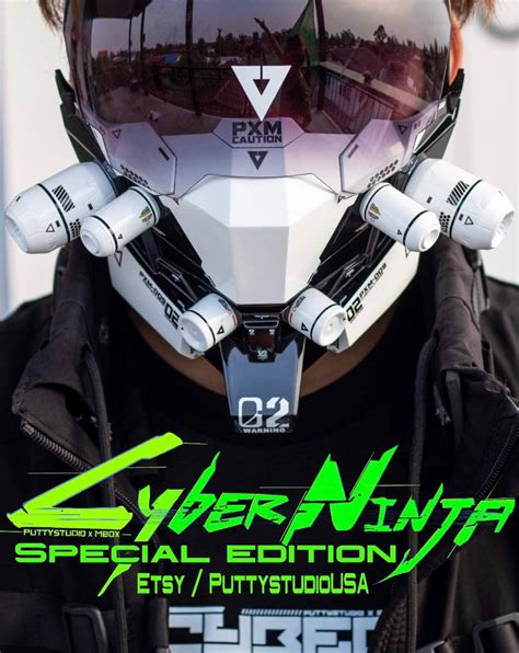 Cyberpunk Mask Ninja Mark Special Edition Techwear Mask Etsy